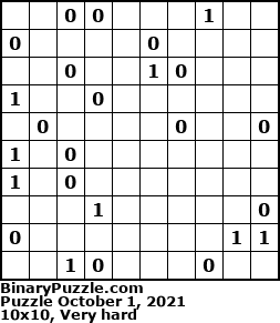 Binary Puzzle