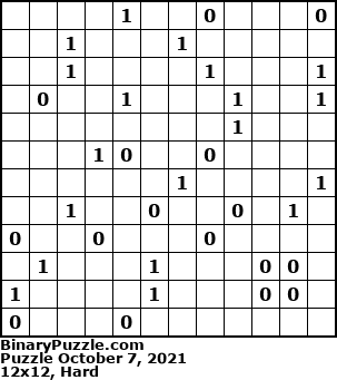 Binary Puzzle