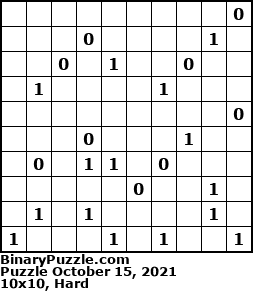 Binary Puzzle