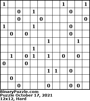 Binary Puzzle