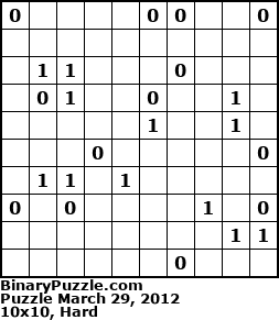 Binary Puzzle
