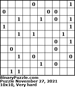 Binary Puzzle