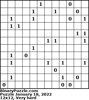 Binary Puzzle