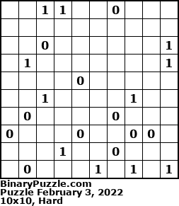 Binary Puzzle