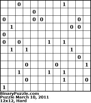 Binary Puzzle