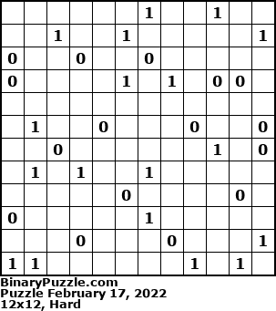 Binary Puzzle