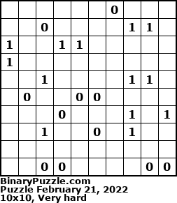Binary Puzzle