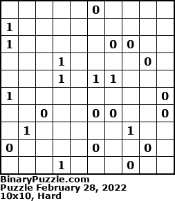Binary Puzzle