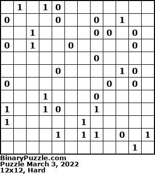 Binary Puzzle