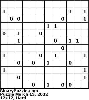 Binary Puzzle