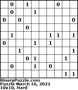 Binary Puzzle