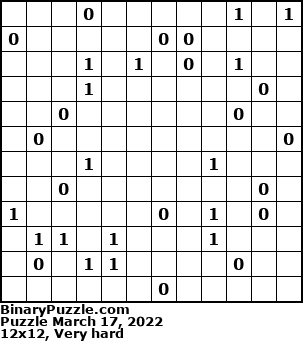 Binary Puzzle