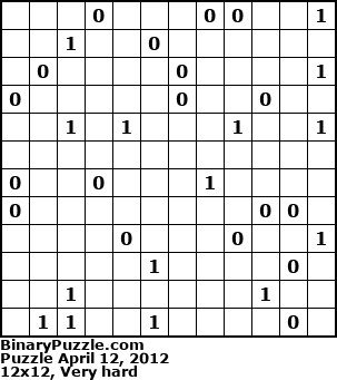 Binary Puzzle