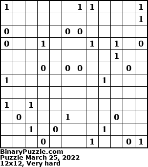Binary Puzzle