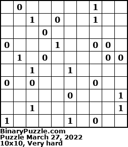 Binary Puzzle