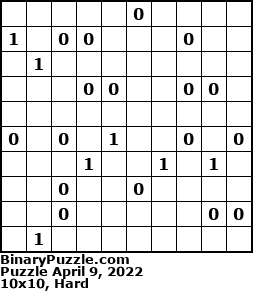 Binary Puzzle