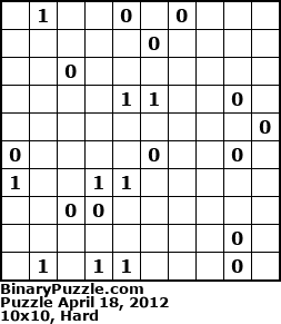 Binary Puzzle