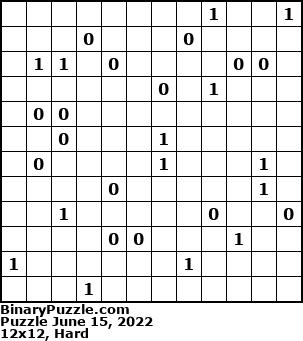 Binary Puzzle