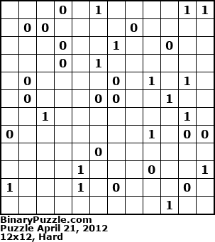 Binary Puzzle