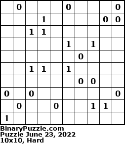 Binary Puzzle