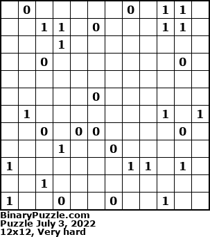Binary Puzzle