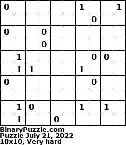 Binary Puzzle