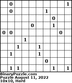 Binary Puzzle