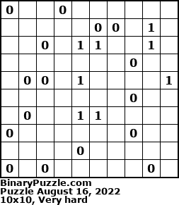 Binary Puzzle