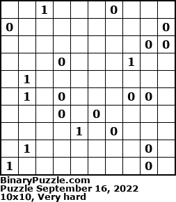 Binary Puzzle