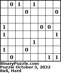 Binary Puzzle