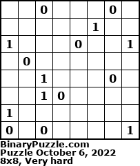 Binary Puzzle