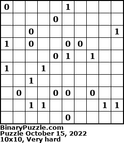 Binary Puzzle