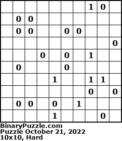 Binary Puzzle