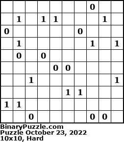 Binary Puzzle