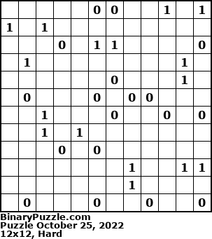 Binary Puzzle