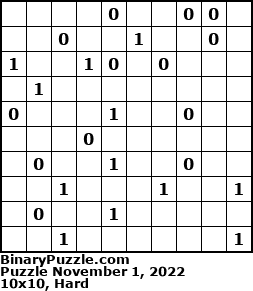 Binary Puzzle