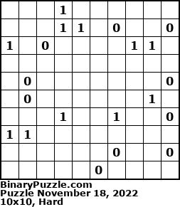 Binary Puzzle