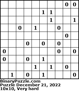 Binary Puzzle