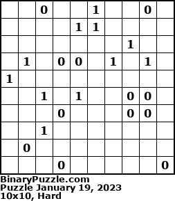 Binary Puzzle