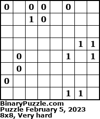 Binary Puzzle