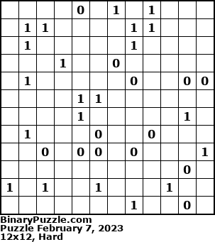 Binary Puzzle