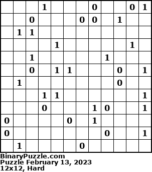 Binary Puzzle