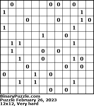 Binary Puzzle