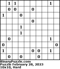 Binary Puzzle