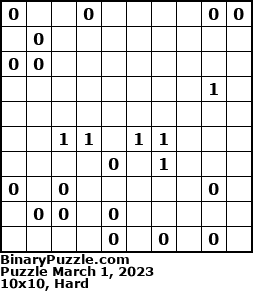 Binary Puzzle