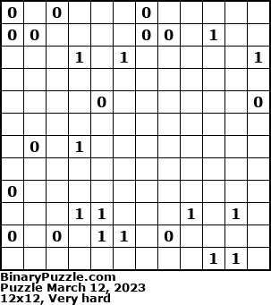 Binary Puzzle