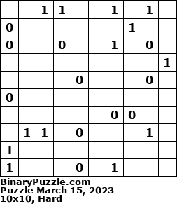 Binary Puzzle