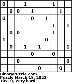 Binary Puzzle