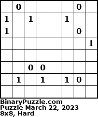 Binary Puzzle