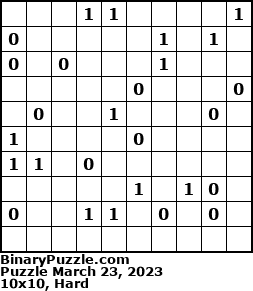 Binary Puzzle